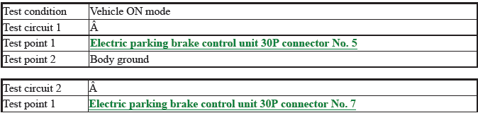 Parking Brake System - Testing & Troubleshooting